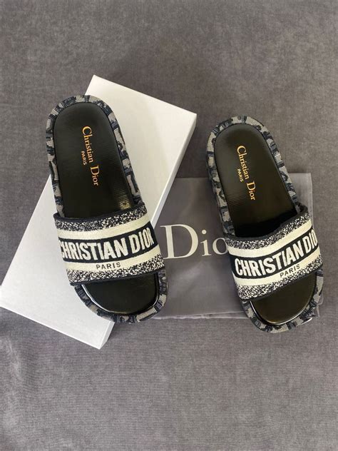 vintage dior mules|christian dior slippers women.